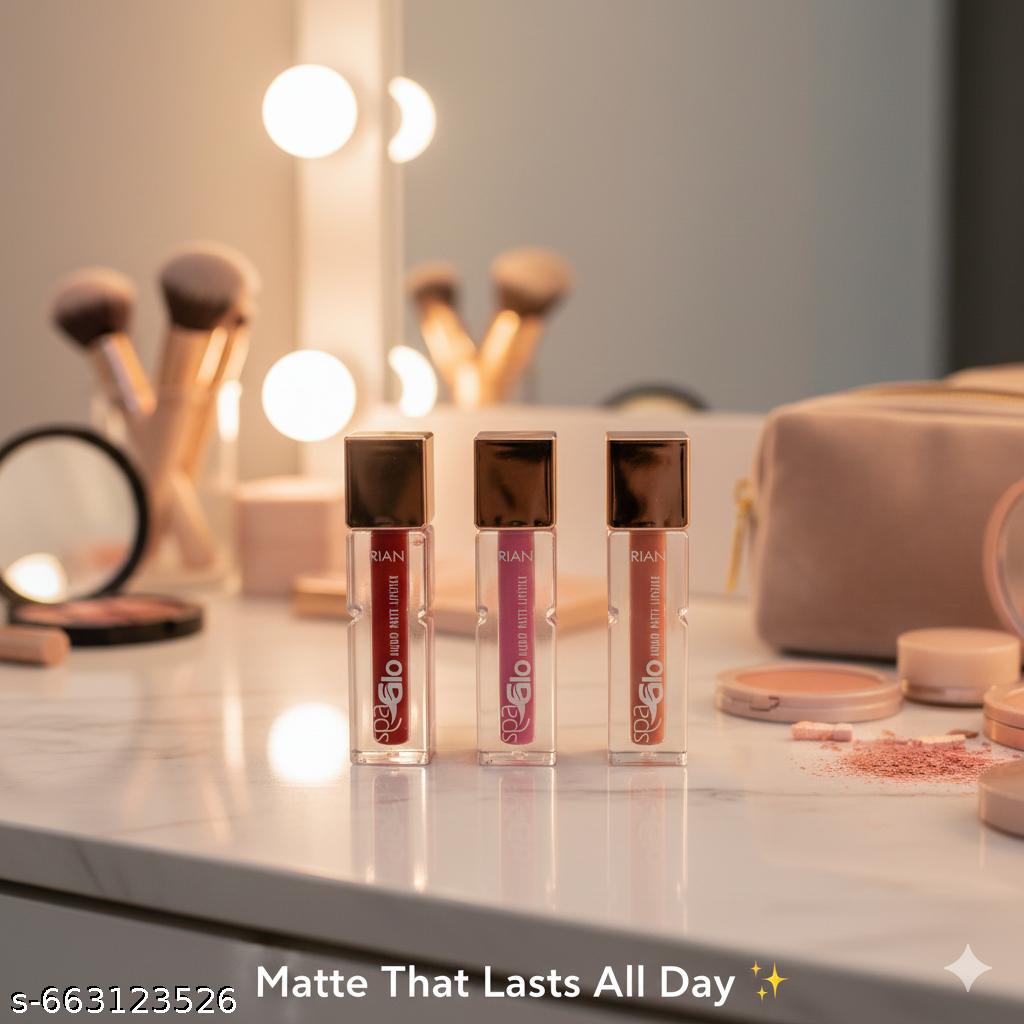 RIAN SPAGLO Matte Liquid Lipstick Combo110, 111 ,112