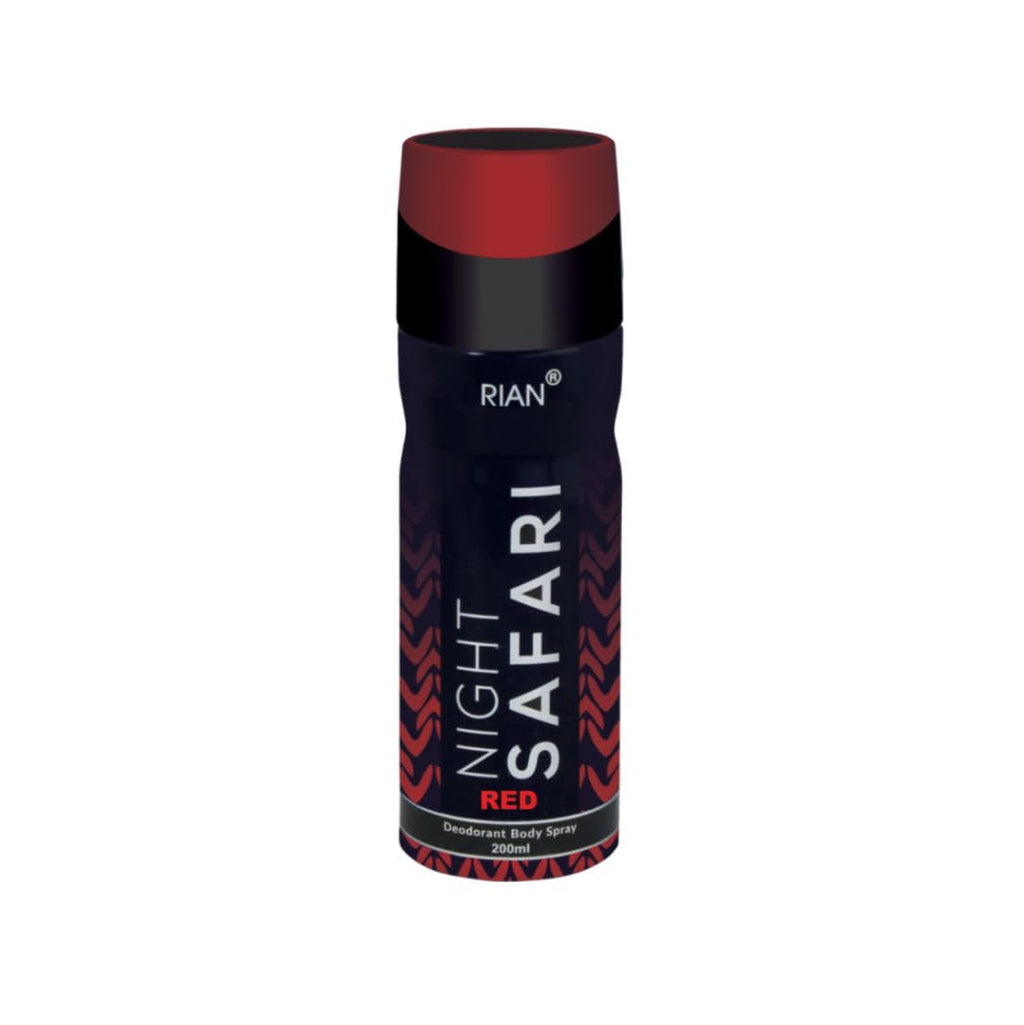 RIAN Night Safari Red Deodorant Body Spray (200 ml)