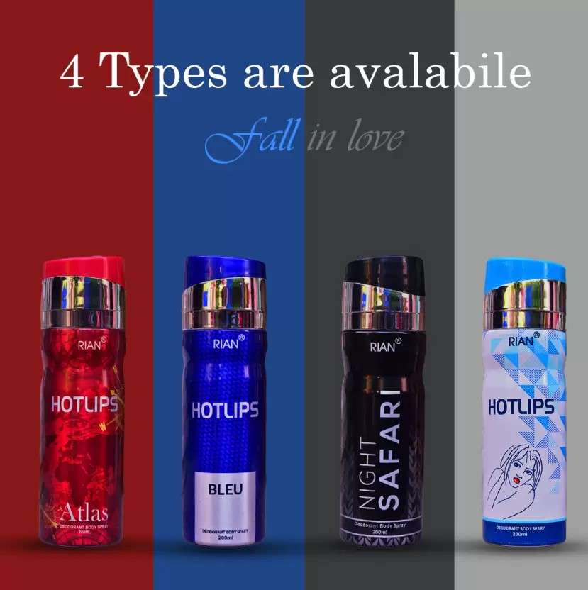 RIAN HOTLIPS Deodorant Body Spray – 200ml