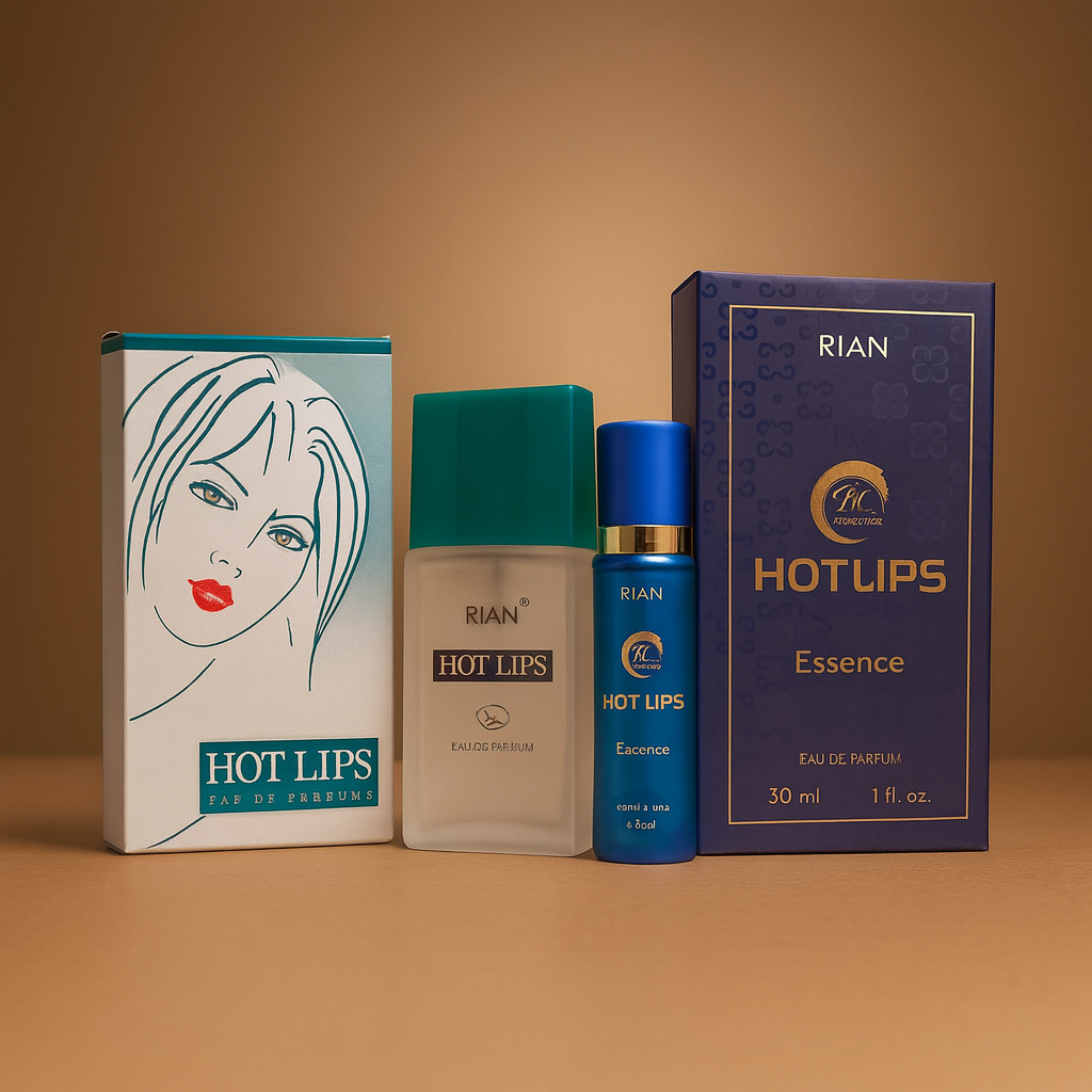 RIAN Hot Lips Perfume & Essence Combo – 30ml Apparel Perfume + 30ml Eau de Parfum
