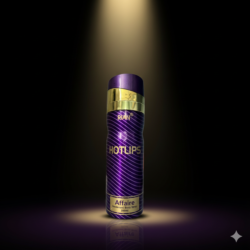 Rian Hot Lips Affaire Deodorant Body Spray - 200ml