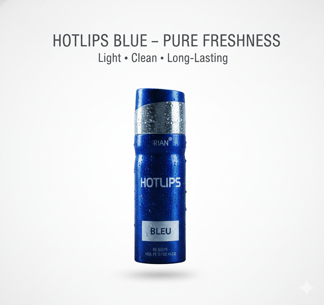 RIAN Hotlips Bleu Deodorant Body Spray – 200ml