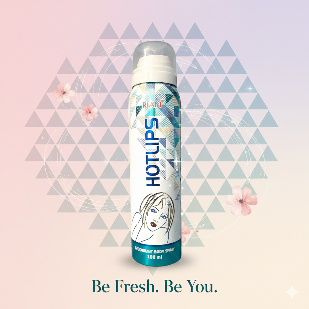 RIAN Deodorant Body Spray - Hotlips (100ml)
