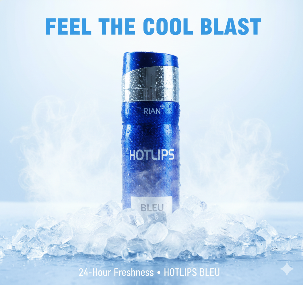 RIAN Hotlips Bleu Deodorant Body Spray – 200ml