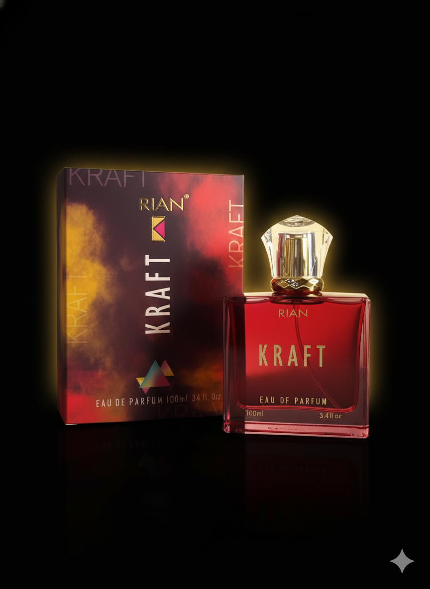RIAN Kraft Eau De Parfum – 100ml | Long-Lasting Luxury Perfume | For Men & Women | Elegant Fragrance | Premium Packaging