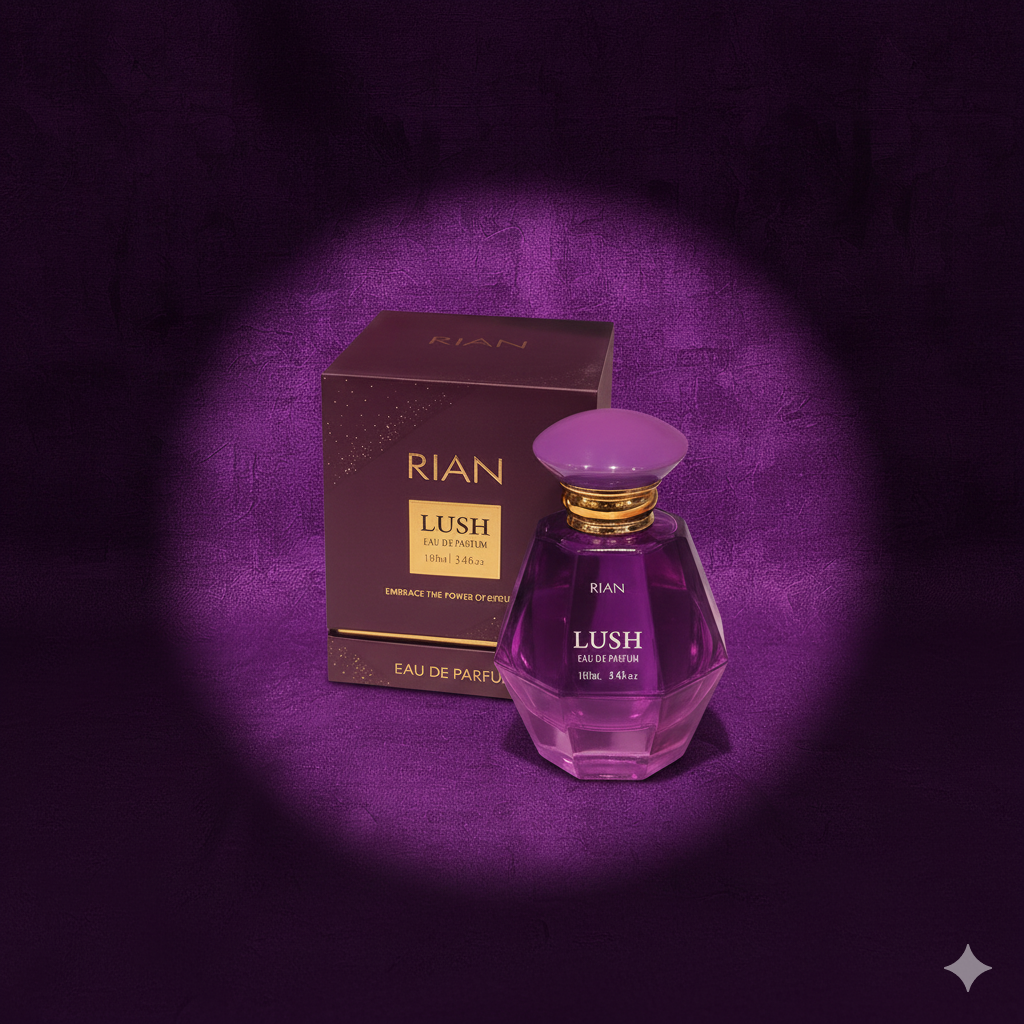 RIAN LUSH Eau de Parfum for Women – 100ml | Long-Lasting Luxury Fragrance | Elegant & Premium Scent for Everyday & Special Occasions