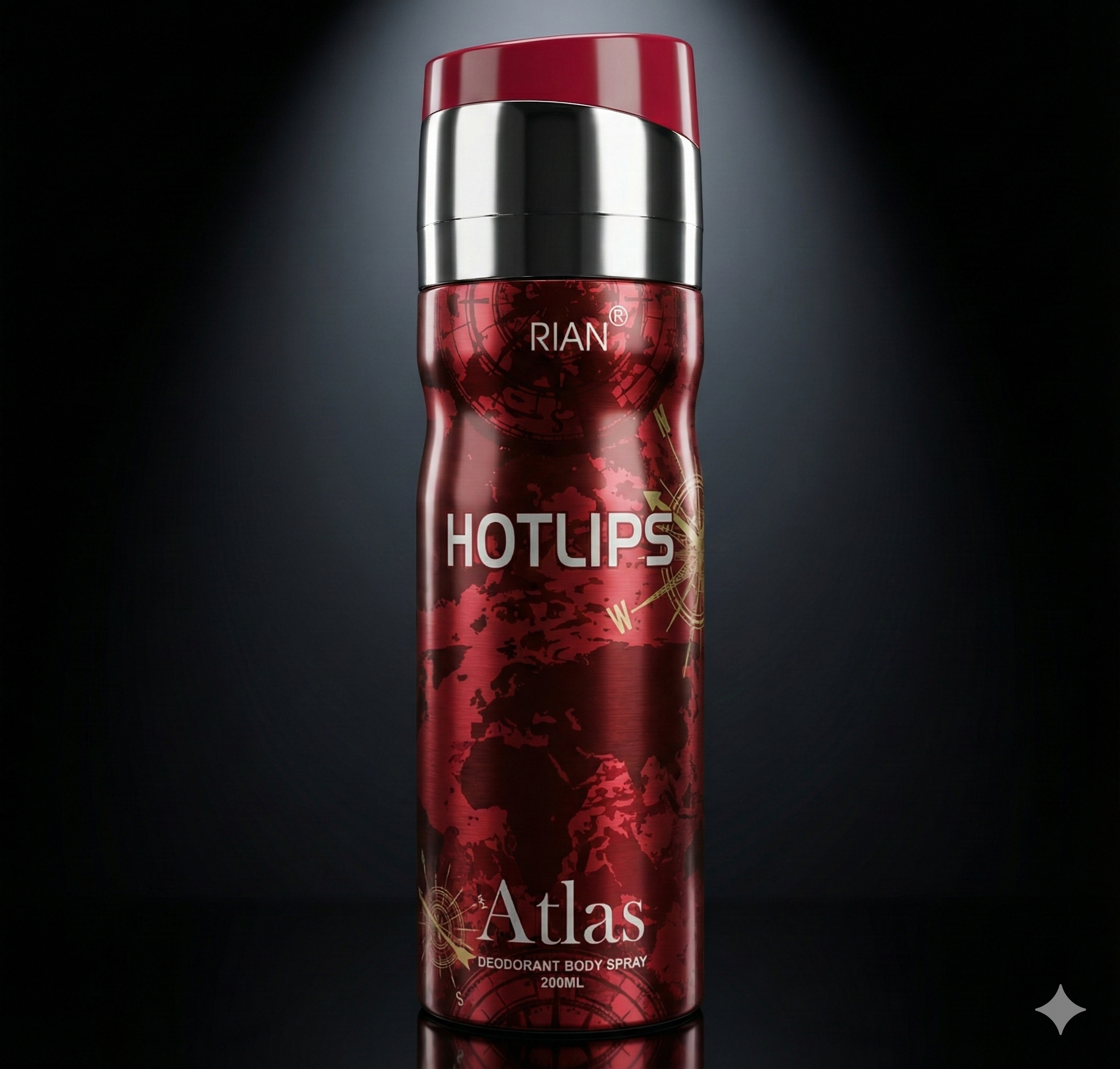 RIAN HOTLIPS Atlas Deodorant Body Spray – 200ml