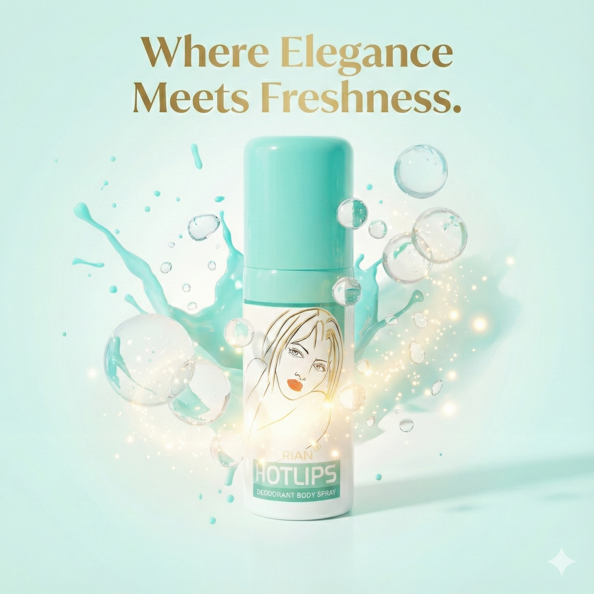 RIAN Hotlips Deodorant Body Spray 40ml