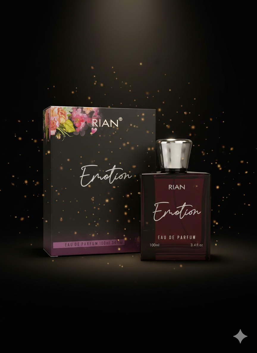 RIAN Emotion Eau De Parfum – 100ml | Premium Long-Lasting Perfume for Men & Women | Elegant Fragrance | Luxury Gift Pack