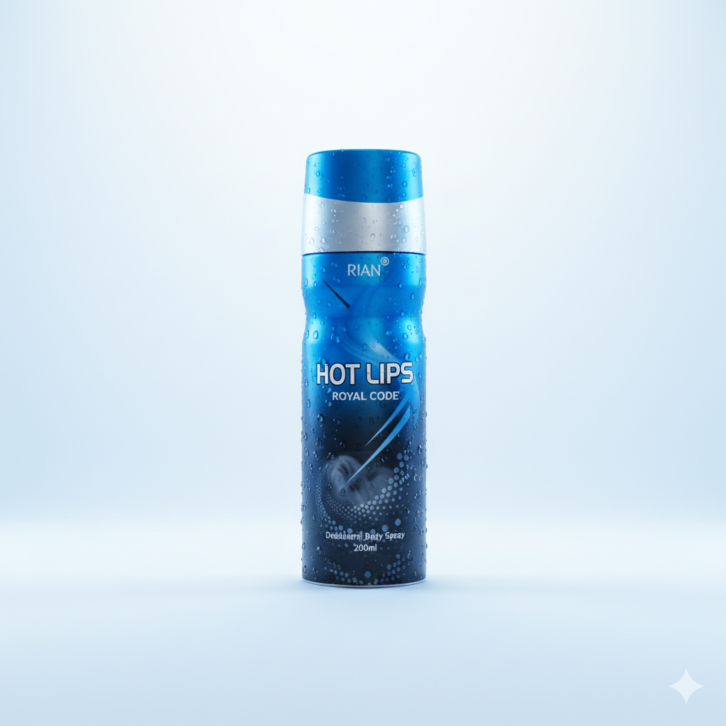 RIAN Hotlips Royal Code Deodorant Body Spray – 200ml