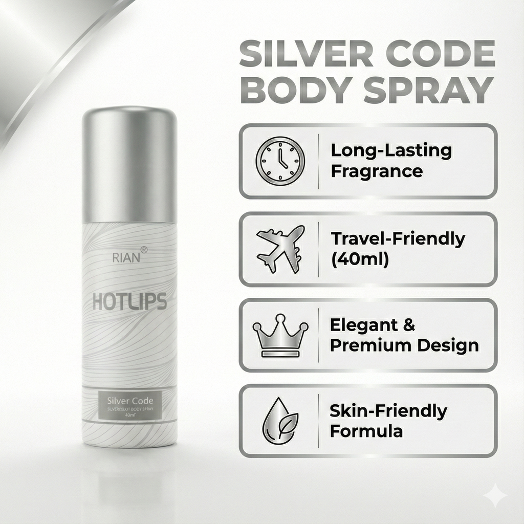 RIAN Silver Code Deodorant Body Spray – 40ml