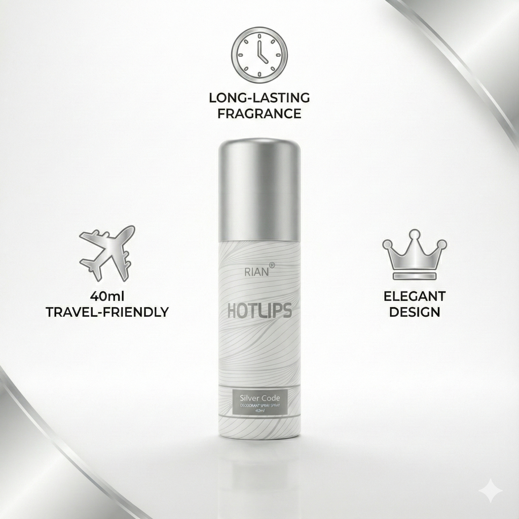 RIAN Silver Code Deodorant Body Spray – 40ml