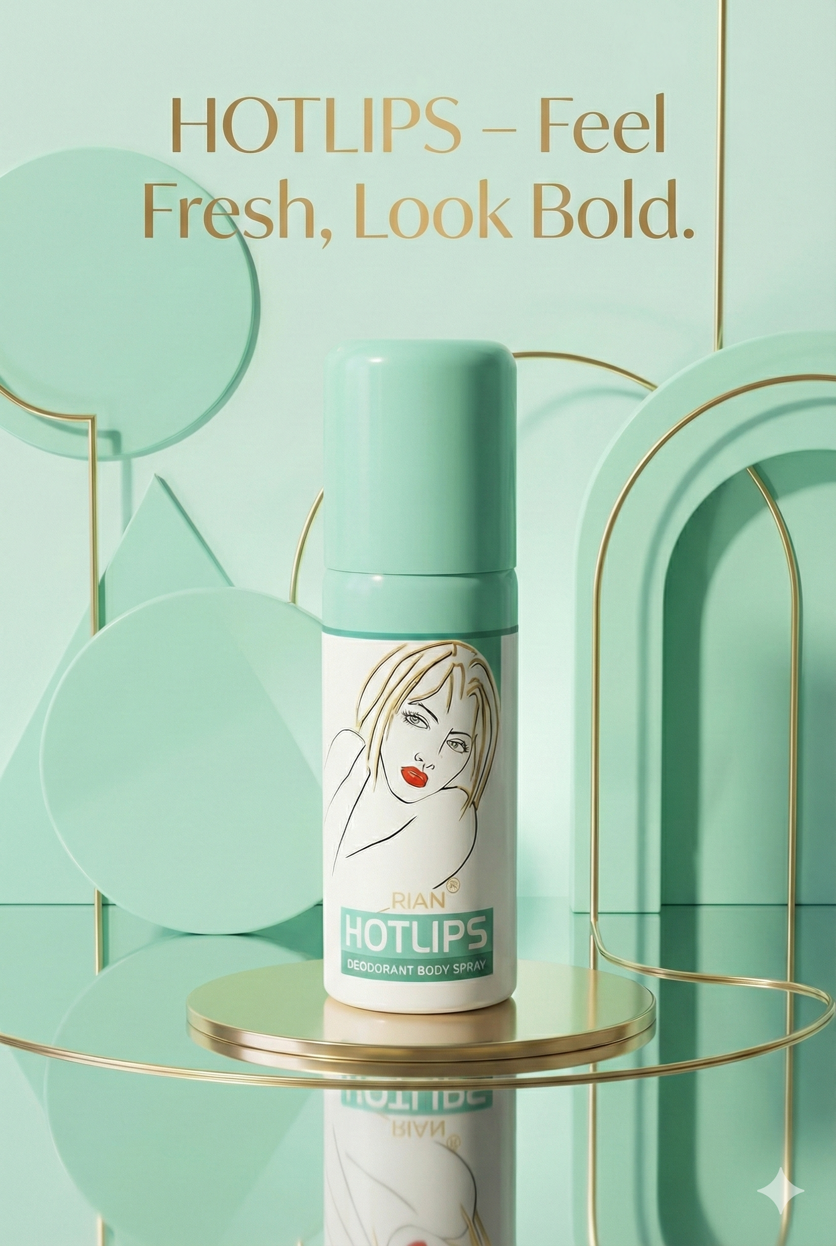 RIAN Hotlips Deodorant Body Spray 40ml