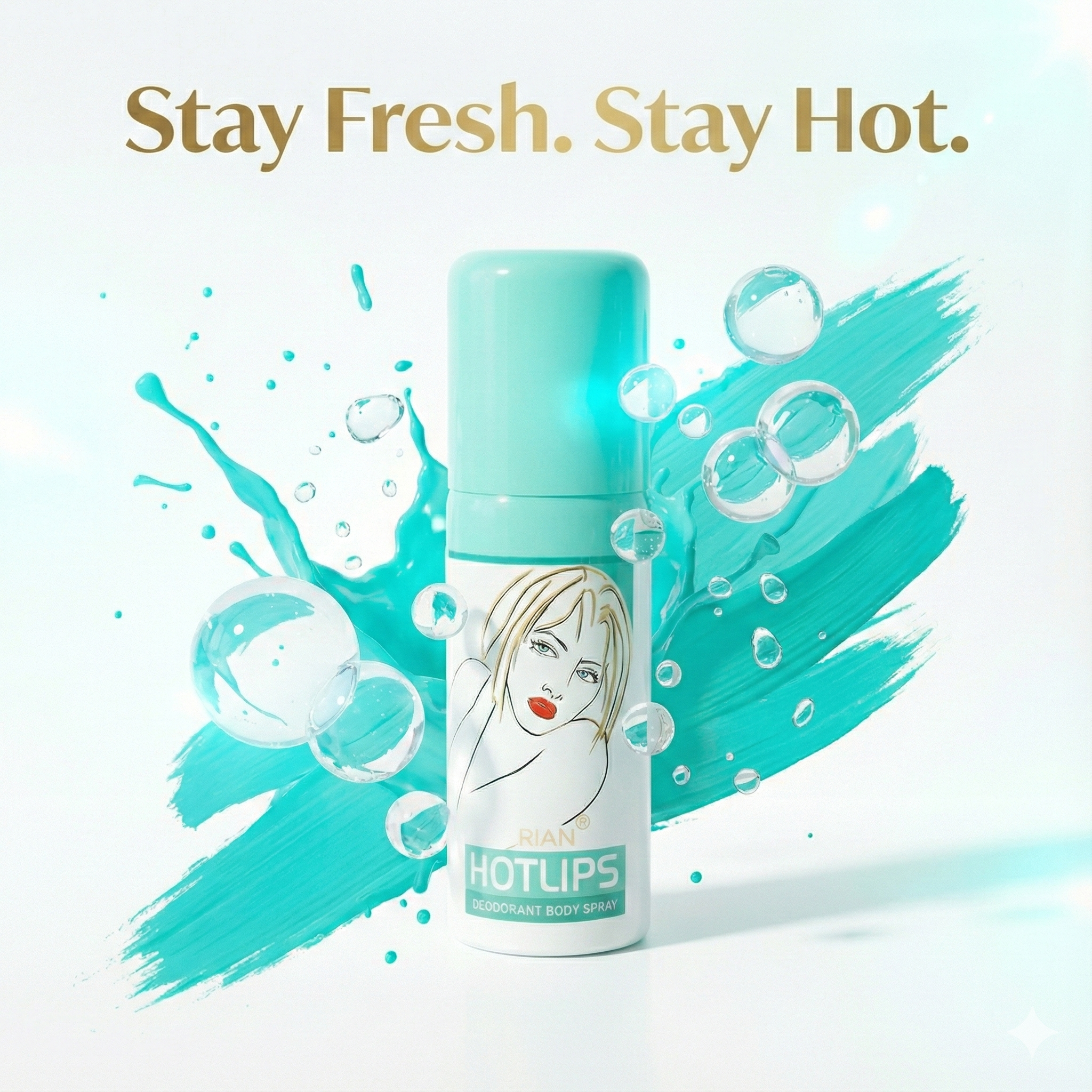 RIAN Hotlips Deodorant Body Spray 40ml