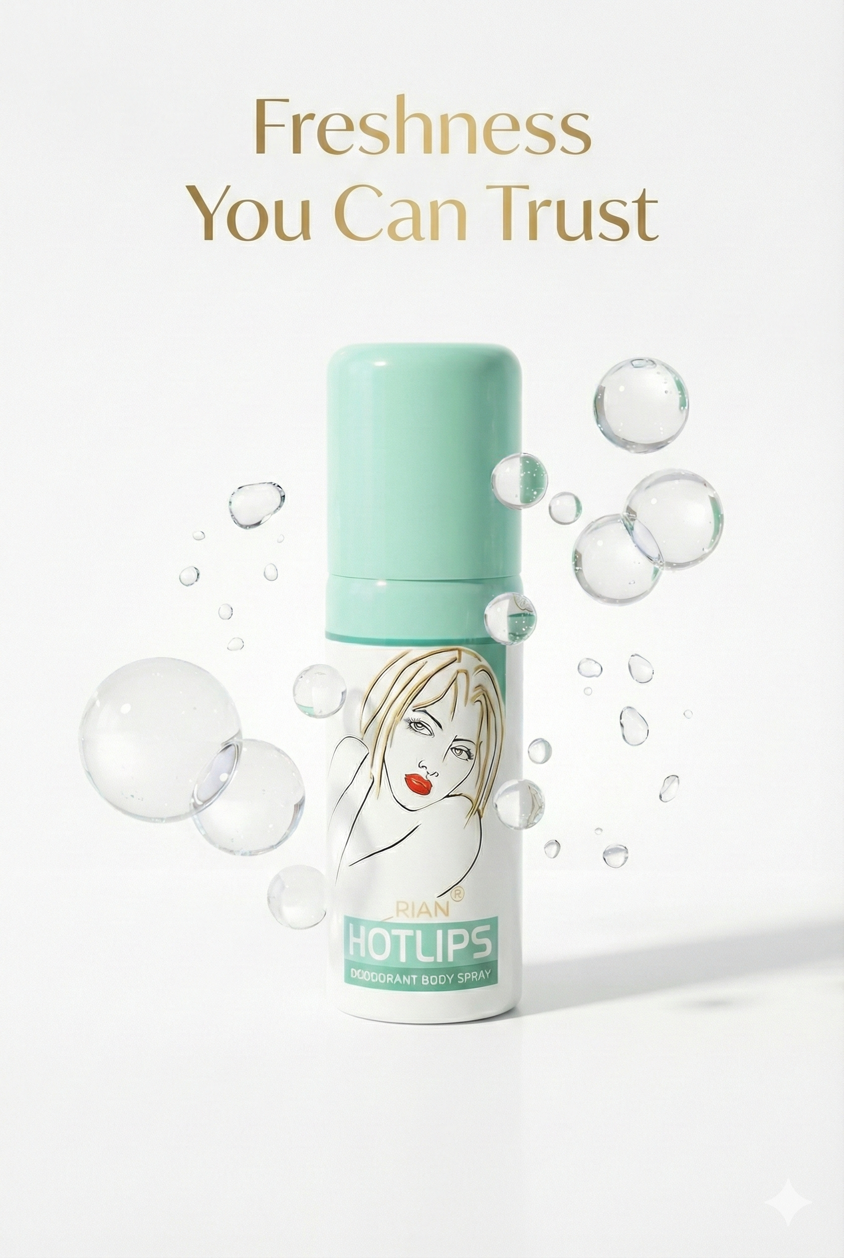 RIAN Hotlips Deodorant Body Spray 40ml