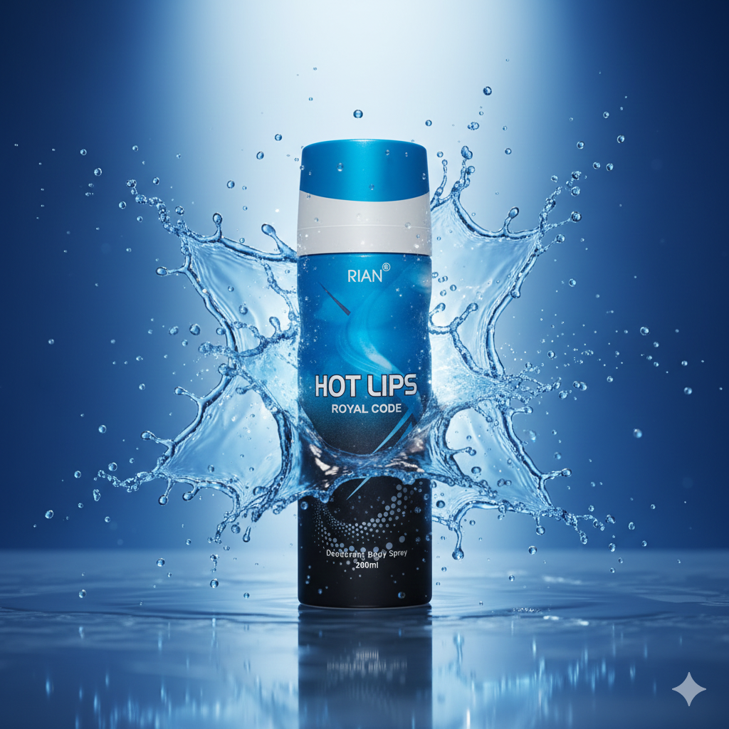 RIAN Hotlips Royal Code Deodorant Body Spray – 200ml