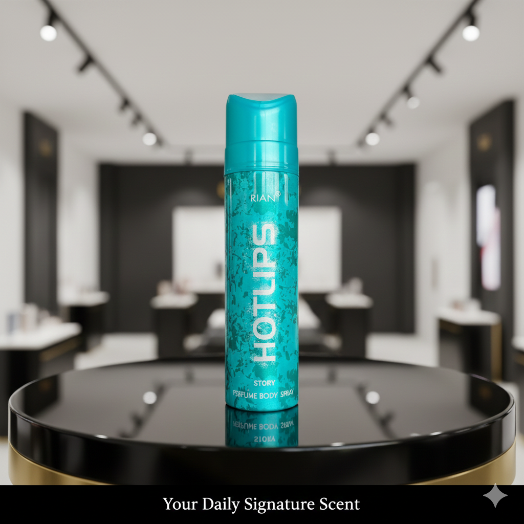 RIAN HOTLIPS Story Perfume Body Spray | 0% Gas | Long-Lasting Fragrance | For Men & Women | 120ml
