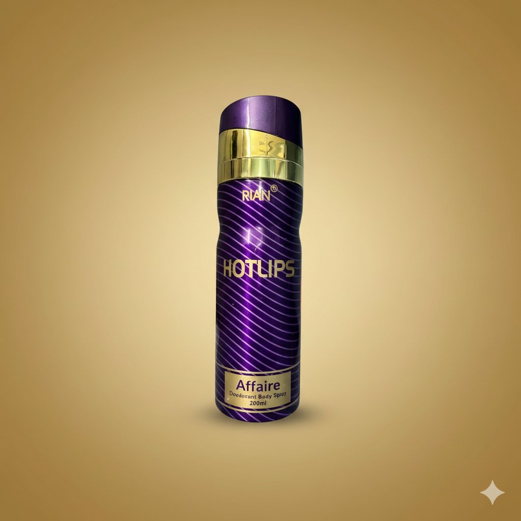 Rian Hot Lips Affaire Deodorant Body Spray - 200ml