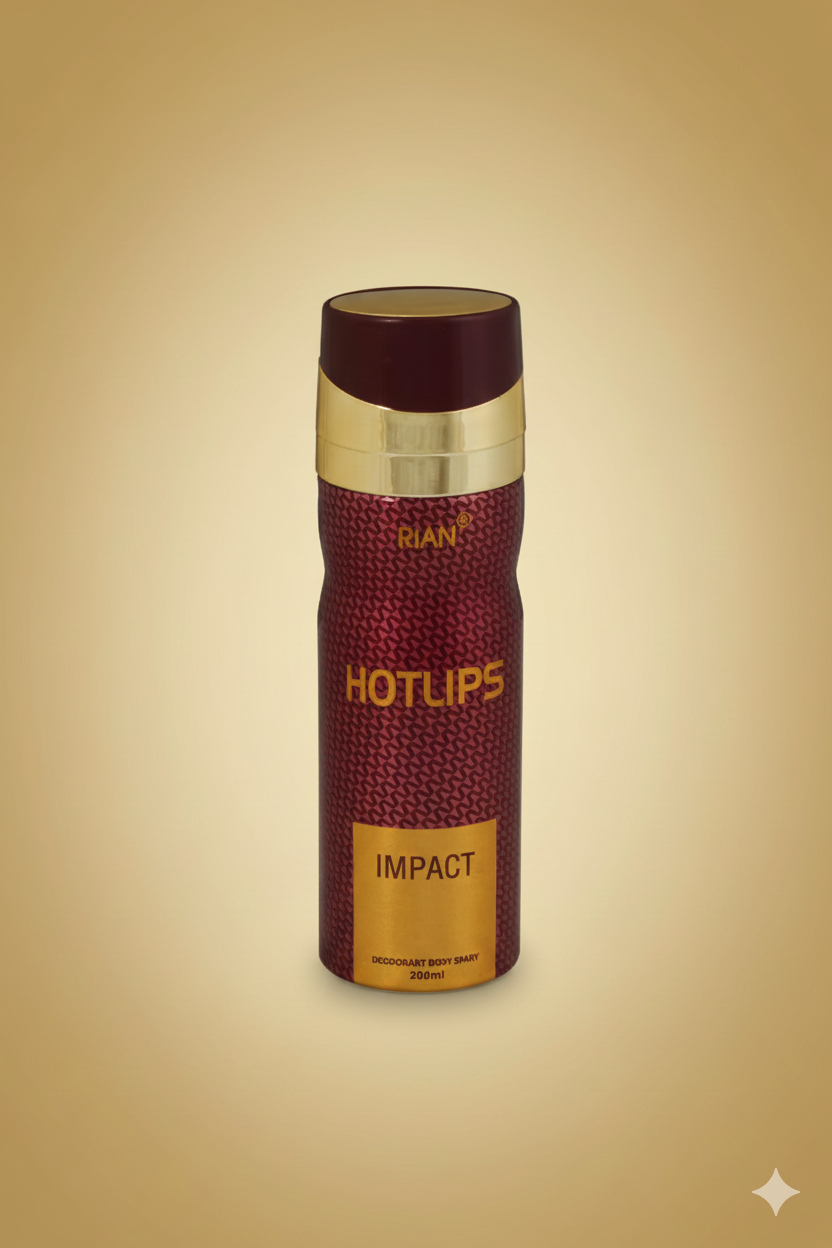 Rian Hot Lips Impact Deodorant Body Spray - 200ml