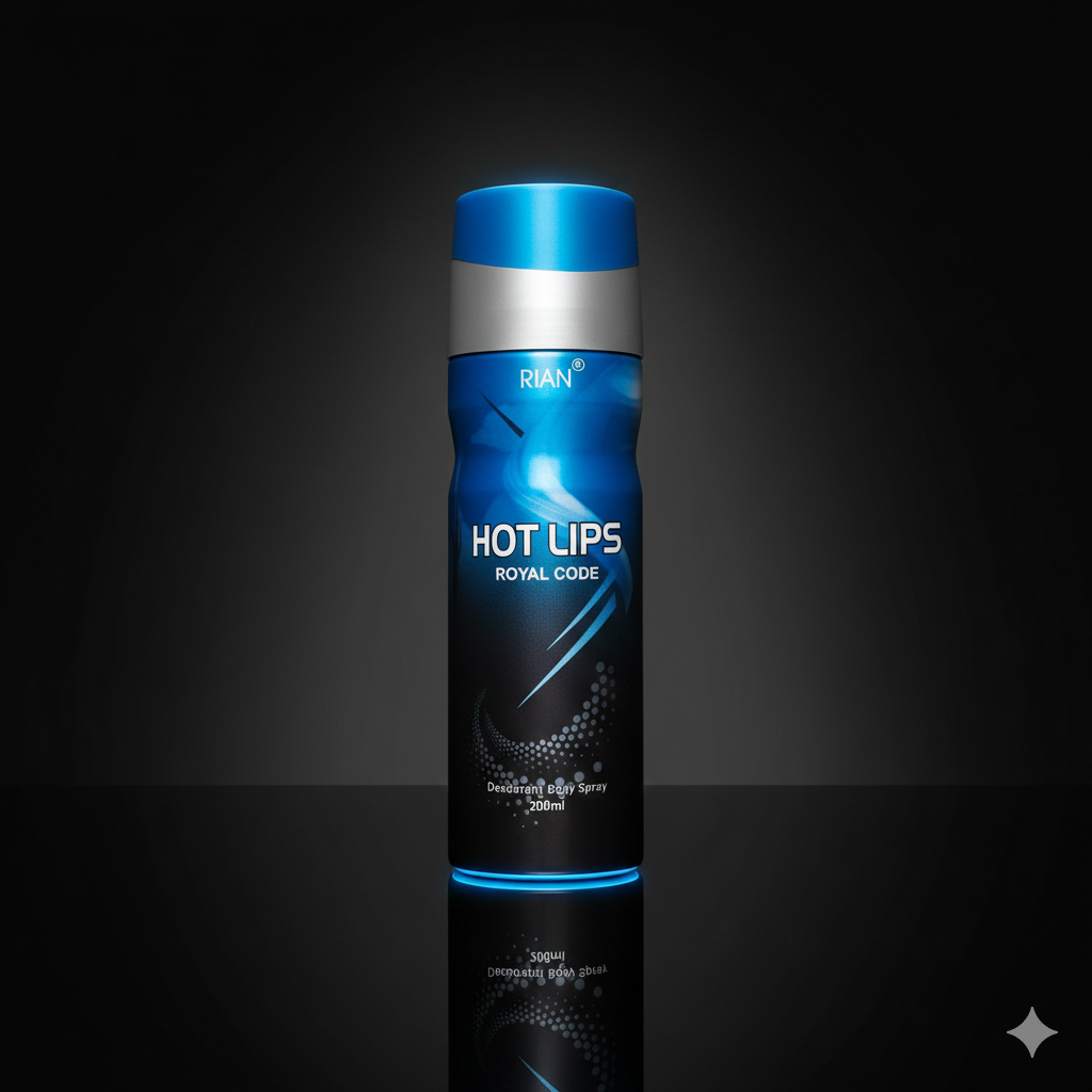RIAN Hotlips Royal Code Deodorant Body Spray – 200ml