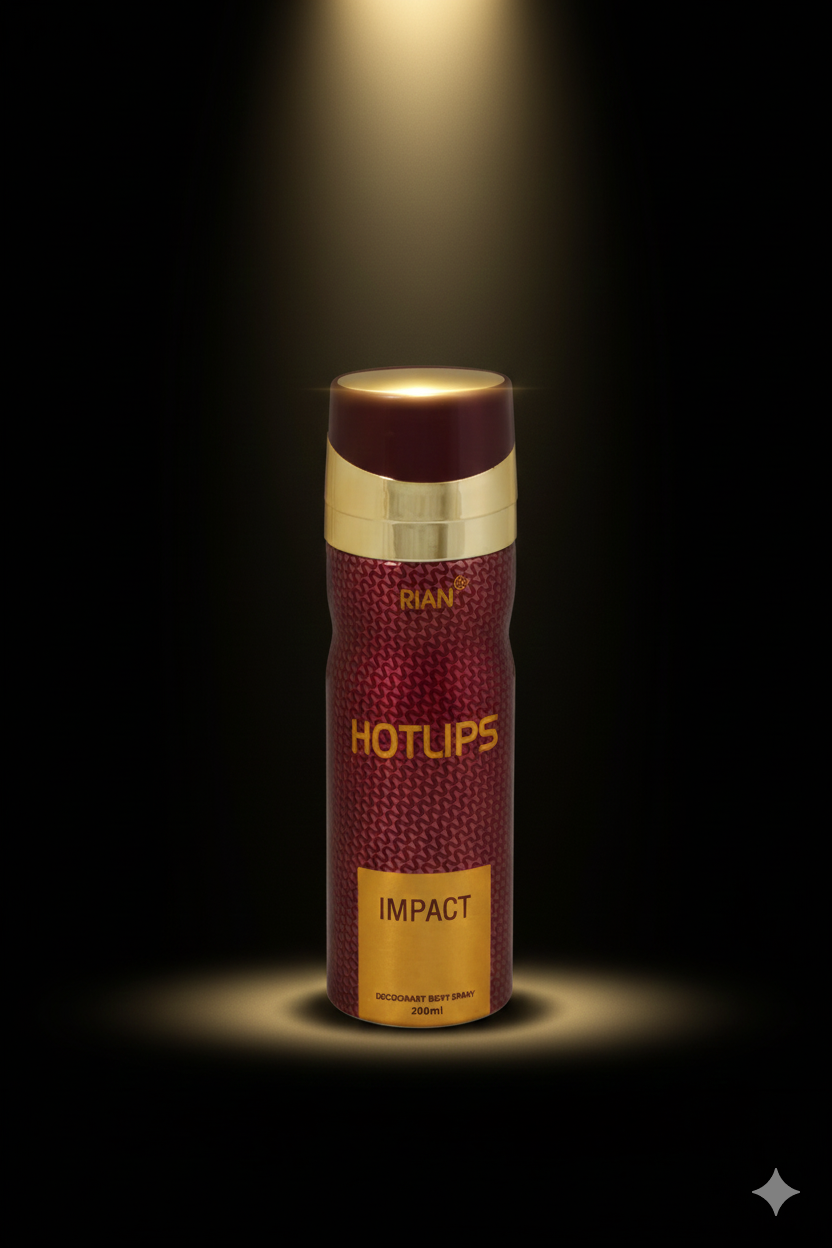 Rian Hot Lips Impact Deodorant Body Spray - 200ml