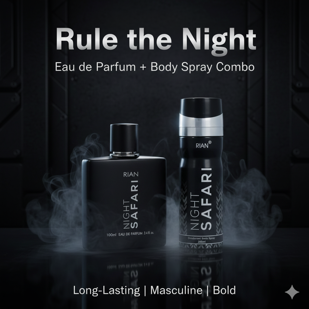 RIAN Night Safari Gift Set – Perfume (100ml) & Deodorant Spray (200ml)