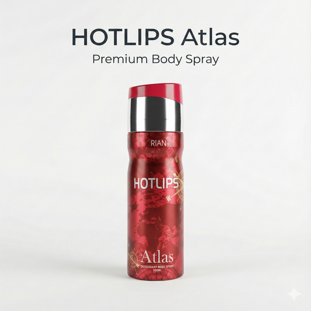 RIAN HOTLIPS Atlas Deodorant Body Spray – 200ml