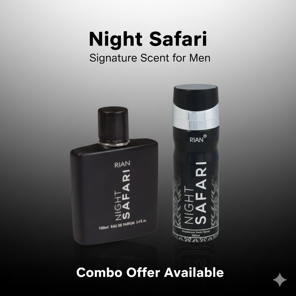 RIAN Night Safari Gift Set – Perfume (100ml) & Deodorant Spray (200ml)