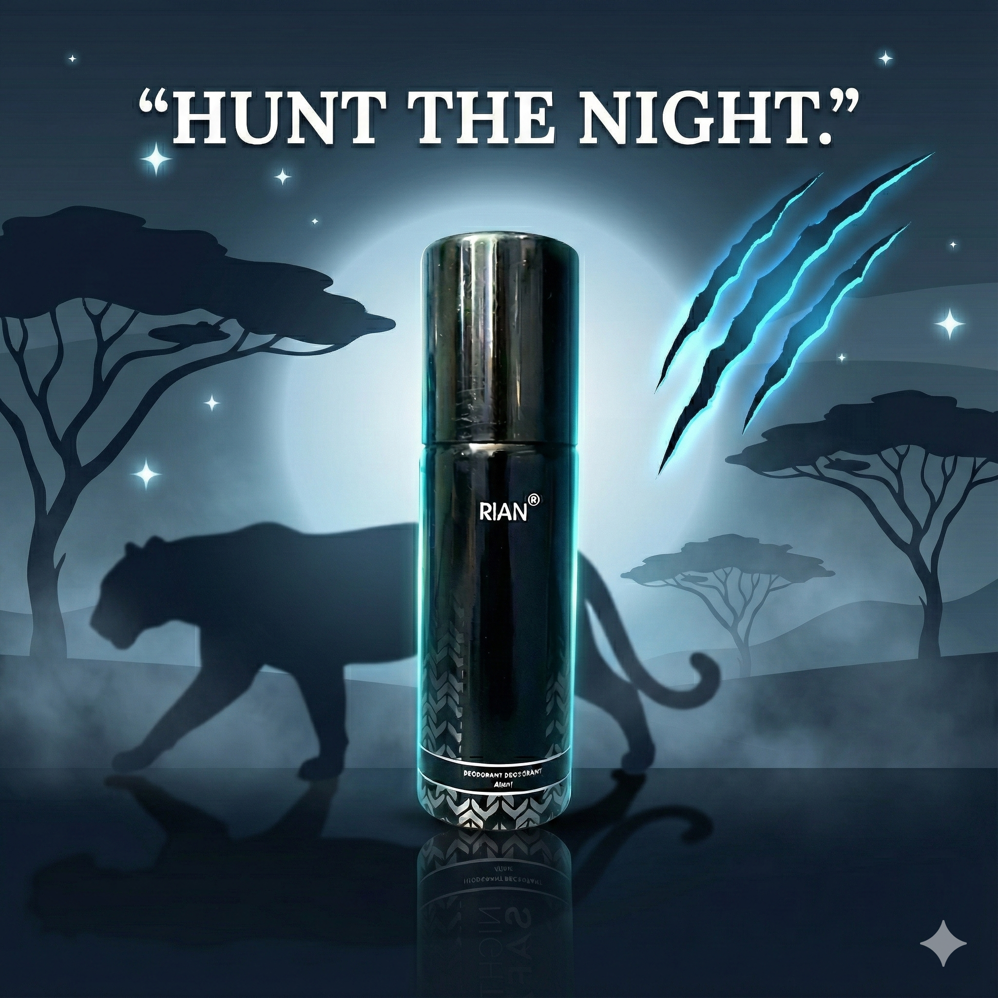 RIAN Night Safari Deodorant Body Spray 40ml