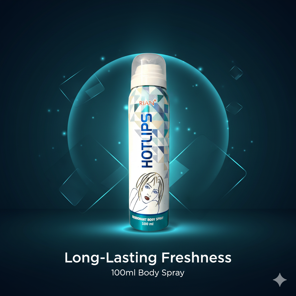 RIAN Deodorant Body Spray - Hotlips (100ml)