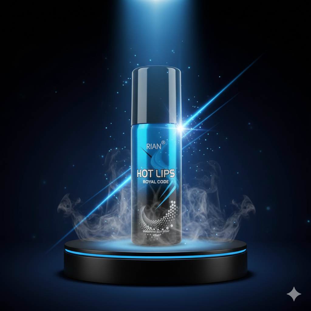 RIAN Hot Lips Royal Code Deodorant Body Spray – 40ml | Bold & Fresh Fragrance | Long-Lasting Protection | Travel Size | For Men & Women | Skin Friendly