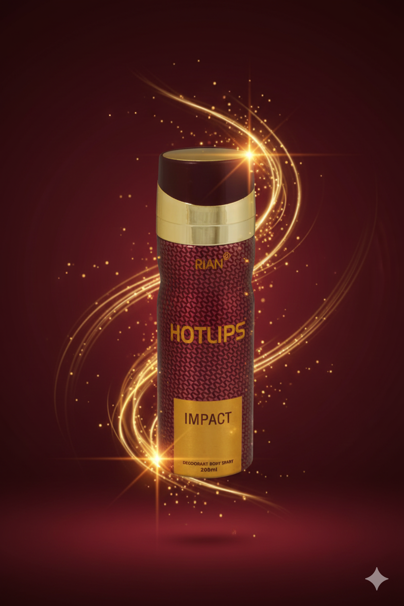 Rian Hot Lips Impact Deodorant Body Spray - 200ml